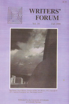 Writers' Forum Volume 16 by Alexander Blackburn